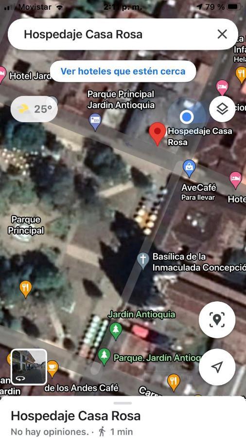 Hospedaje Casa Rosa Jardín Exterior photo